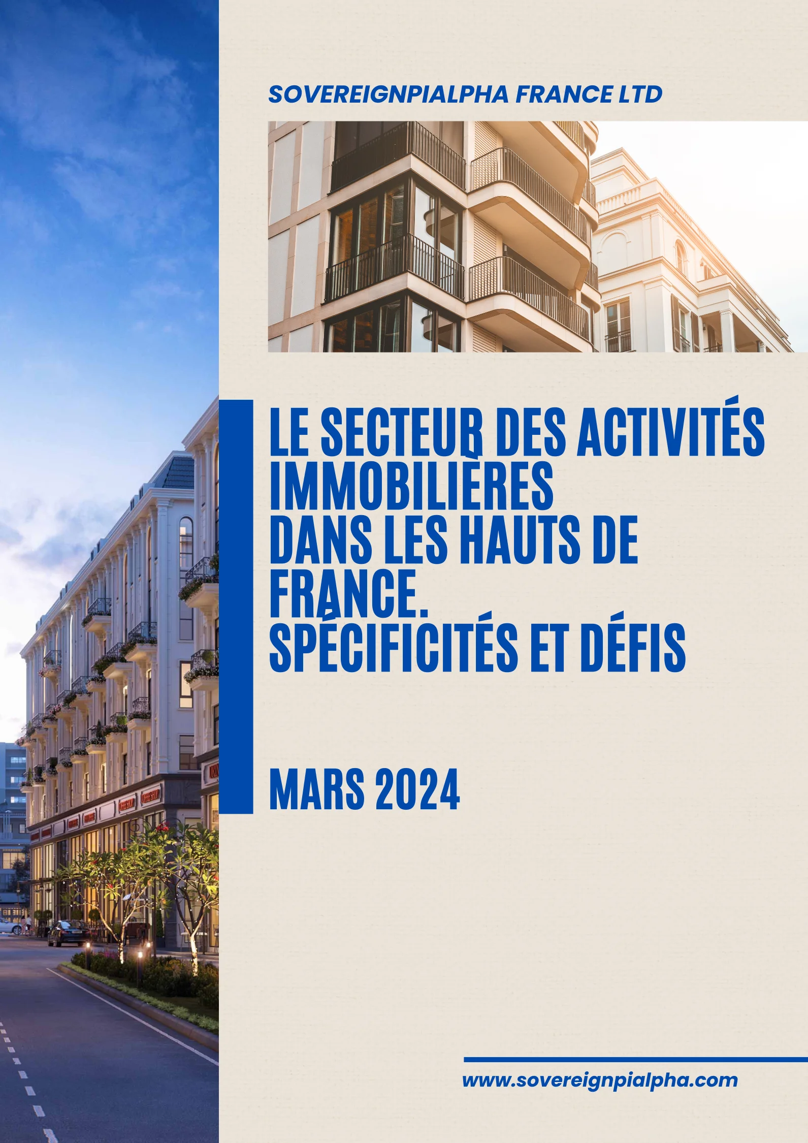 Le secteur des activités immobilières dans les Hauts de France. Spécificités et défis.