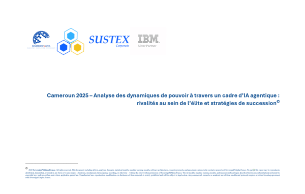 Cameroun 2025 – Analyse des dynamiques de pouvoir à travers un cadre d’IA agentique : rivalités au sein de l’élite et stratégies de succession